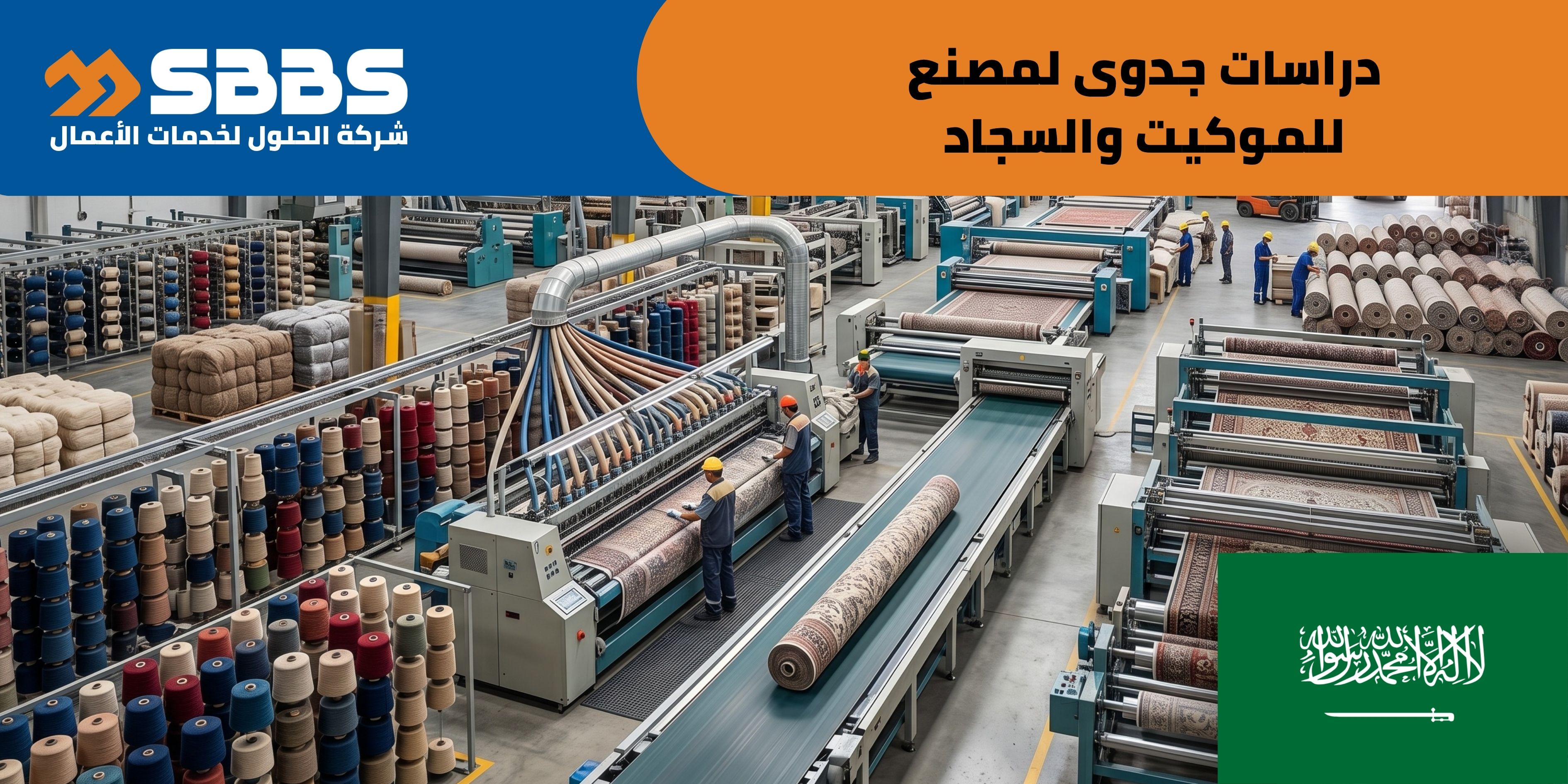دراسة جدوى مصنع للموكيت والسجاد (السعودية 🇸🇦)